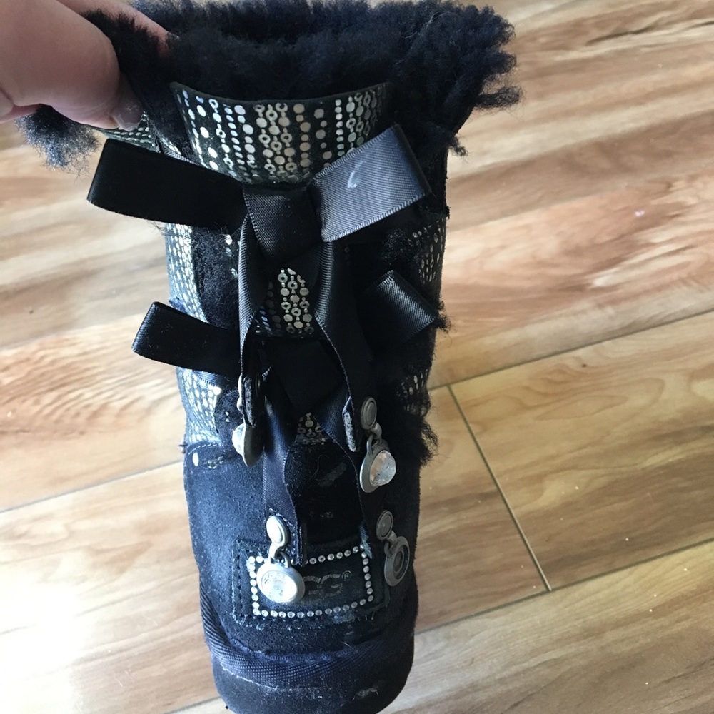 Uggs with bow and jewels on back- $40 or B.O